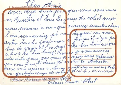 Tancerka AHLEM: Gwiazda Wschodu — Wydawnictwo Tanit, Tunis — Rewers