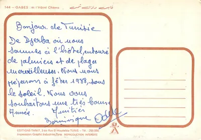 GABES — Palmyry, flamingi i Hotel Chemis — Wydawnictwo Tanit — Rewers