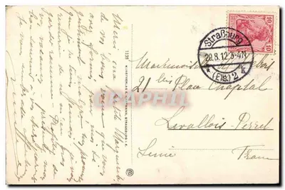 Igreja de peregrinação de Maienthal — editor KUNSTVERLAG E. KNAUmann STRASBOURG — série 1133 — Verso