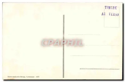 Wodospad Navizence w Gorge de Moiry — Val d'Anniviers — Wydawnictwo Louis Burgy, nr 4488 — Rewers