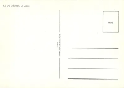 Djerba — Djerba — Édichem, H076 — Rewers