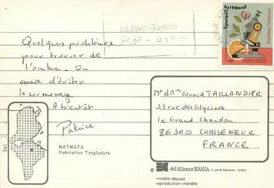 Matmata — Habitação Troglodita — edições KAHIÀ — Verso