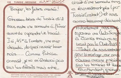 Mednine — Tunezja — Éditions Tanit, nr 133 — Rewers