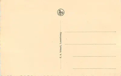 Clervaux — O Castelo — editor N. BUS — Verso