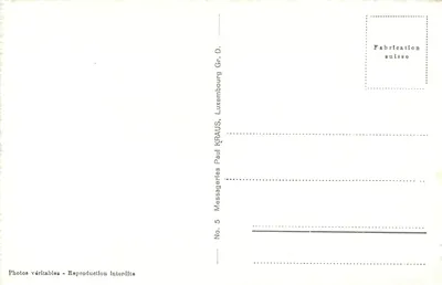 Luxemburgo — As Casemates — Paul Kraus — Verso