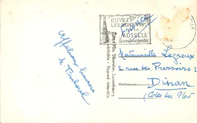 Ponte Adolphe — Luxemburgo — editor Nic. Sibensler — Verso