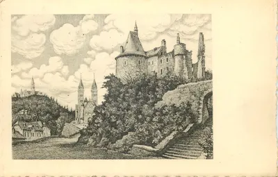 Castelo de Abbeye-Sur-Sun - Clervaux - As Torres — Edições d'Art Géoluc, n°90