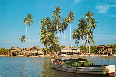 Vila de pescadores em Kuala Terengganu — Great Wall Photographers Sdn. Bhd., Kuala Lumpur
