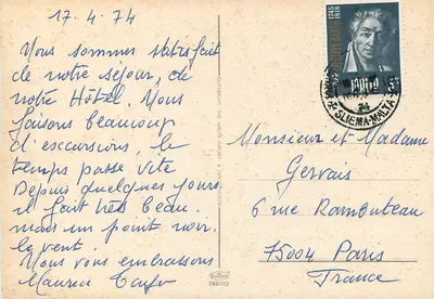 Malta — Kolorowa Malta — wydawca Krüger, nr 783/112 — Rewers