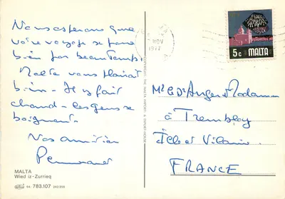 Porto de Wied iz-Zurrieq — Malta — editor Malta Import & Export House, n° 64.783.107 — Verso