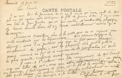 Le Poste de TÉROUAL — Photo Contansson — n°22 — Verso