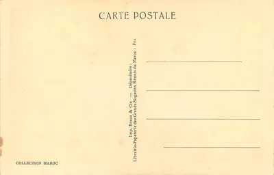 Fès — Brama Bou-Jeloud — Kolekcja Marok, Wyd. Braun & Cie — Rewers