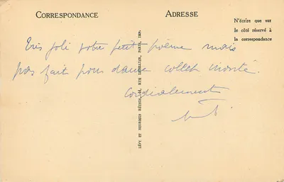 Marrakech — A Koutoubia — LL 72 — Verso