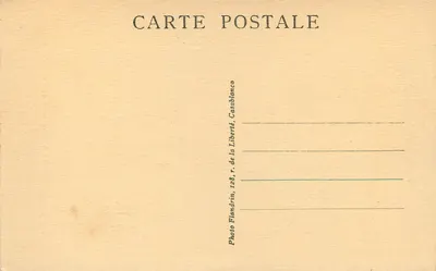 RABAT — Kąt Chellah — Foto Flandrin, n° 289 — Rewers