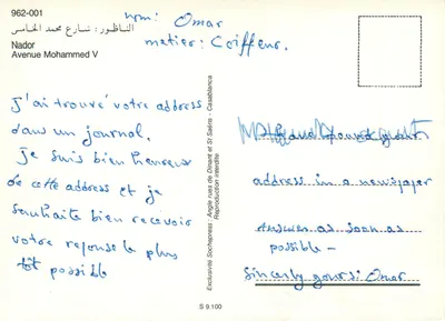Nador — Avenue Mohammed V — Socheppress — Rewers