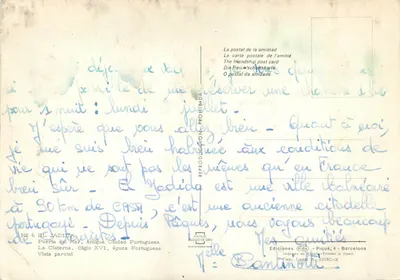 El Jadida — Karta pocztowa turystyczna z mapą i zdjęciami — Éditions Piqué, Barcelone — Rewers