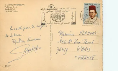 Vale do Drâa — Marrocos pitoresco — Edição Bertrand — Verso