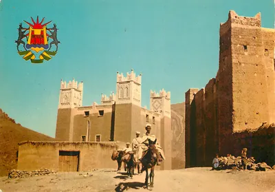 Ksars da Vale do Dadès — Kasbah de Aghadi — Éditeur JEFF