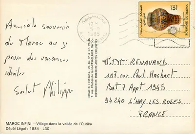 Marrocos Infinito — Aldeia na vallé do Ouirka — CREATEC Editions — Verso