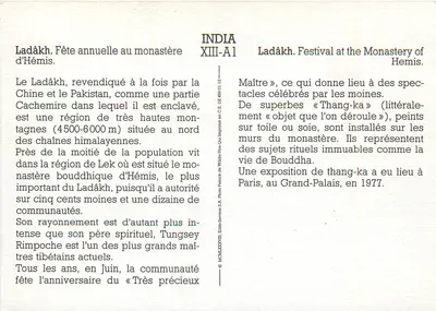 Ladakh — Roczna impreza w klasztorze Hémis — Wilder-Hoa — Rewers