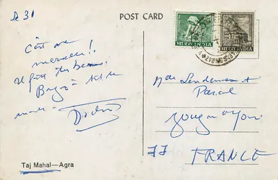 Taj Mahal — Agra — Taj Mahal — Agra — Verso