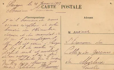 Saigon - O Palácio de Justiça — editor Depoli, n°3 — Verso