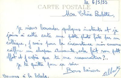Widok zatoki Sainte-Marie — Papier Lomier — nr 1234 — Rewers