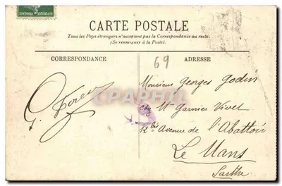 LYON — De Brug van de Guillotière — LL. — 71 — Achterkant