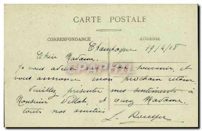 LYON — Paleis van Justitie en de heuvel Fourvière — Uitgever: Verdurus, n° 5501 — Achterkant