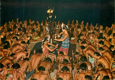 Dança Ketjak — Bali — editor Krudotk, n° 1252/43