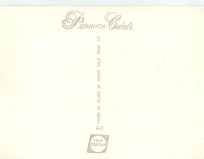 April morning, Glendalough, Co. Wicklow, Ireland — Panman Cards Ltd, n° 340 — Verso