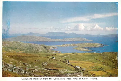 Porto de Derrynane visto do colo de Coomahista, Ring of Kerry, Irlanda — Cardall Ltd. n°54