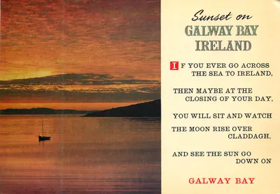 Pôr do sol em Galway Bay — Irlanda — Cardall Ltd. n°324