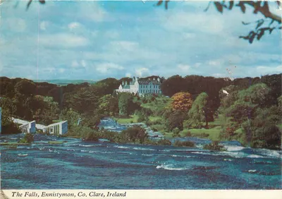 Cascata, Ennistymon, Condado de Clare, Irlanda — editor Poman Cards, n°146