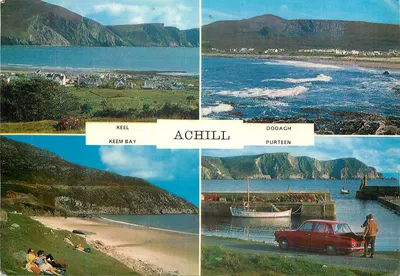 Achill — Keel, Keem Bay, Dooagh, Purteen — Cardall Ltd.