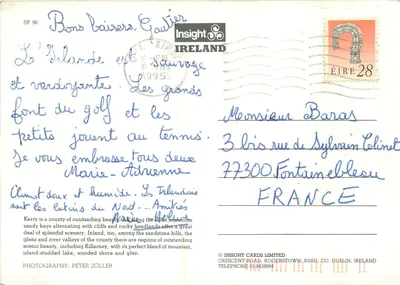 Kerry — paisagem com arco-íris — Insight Cards — Verso