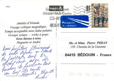 Irlanda — Paisagens e janela — Insight Cards — Verso