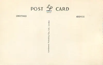 Zmiana straży na Pałacu Buckingham, Londyn — LP 839 — Lansdowne Publishing Co., Ltd., Londyn — Rewers