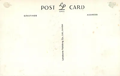Zmiana straży przy Pałacu Buckingham w Londynie — Lansdowne Publishing Co., Ltd., Londyn, nr LP 839 — Rewers