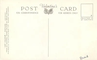 Portal de Henrique VIII, Castelo de Windsor — A.658 — Valentine's Colour & Sons Ltd. — Verso