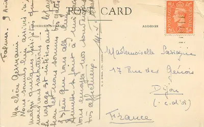 Madeira Drive, Brighton — widok mostu i promenady — H. J. Ryman, Ltd. Londyn — Rewers