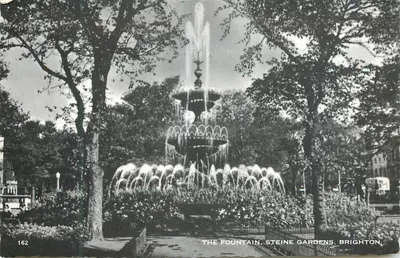 A Fontaine, Steine Gardens, Brighton — editor desconhecido, n° 162