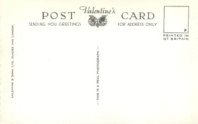 Katedra Canterbury pod światłami — wydawca Valentine's Card, n° K 2200 — Rewers