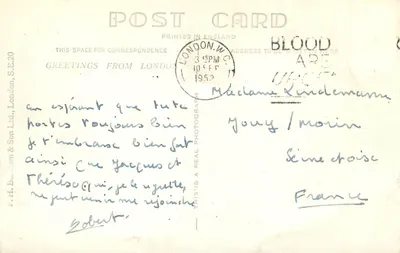 Wieża Mostu, Londyn — widok w otwarcie — wydawca R.H. Buxham & Son Ltd. n°82 — Rewers