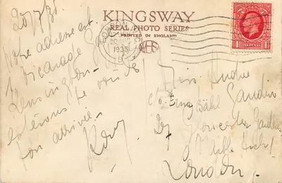 Rotten Row, Hyde Park, Londyn — Kingsway Real Photo Series, nr S.17084 — Rewers