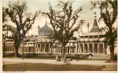 Royal Pavilion Brighton — vista externa — impresso na Inglaterra