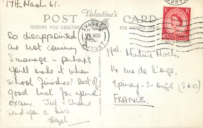 Highcliffe e Promenade, Swanage — K 3927 — Verso