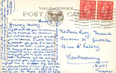 Castelo de Windsor (visto do ar) — Valentine's Post — n° 223382 — Verso