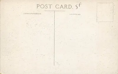 Les Cloîtres, Catedral de Chichester — vista interna — cartão postal — Verso
