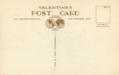Gateway, Castelo de Lancaster — Carta de Valentim, n° 207648 J.V. — Verso